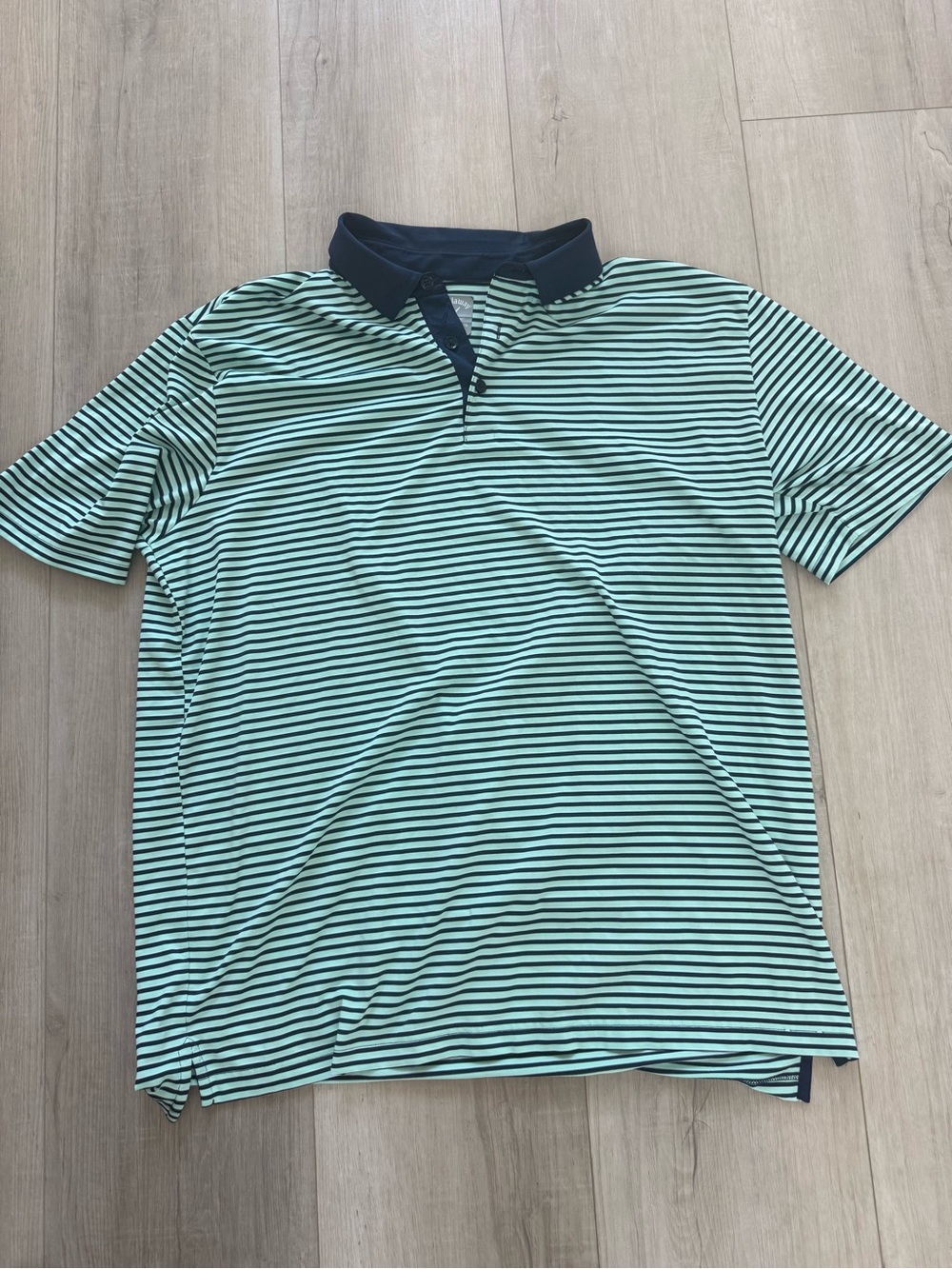 Callaway men’s green navy extra large striped polo